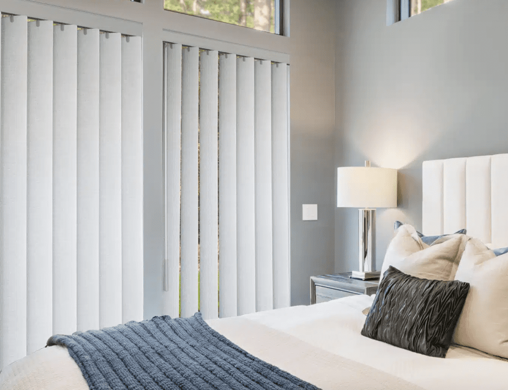 vertical blinds for bedroom