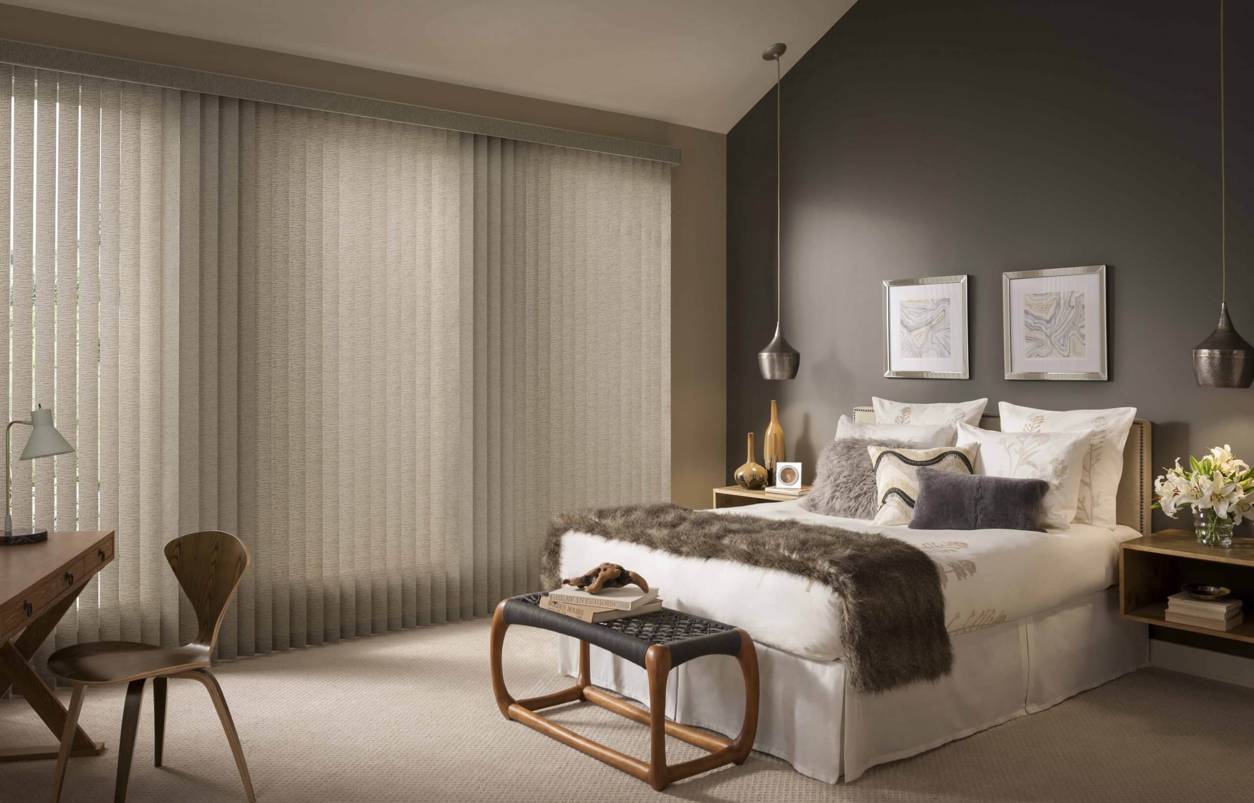 vertical blinds for bedroom