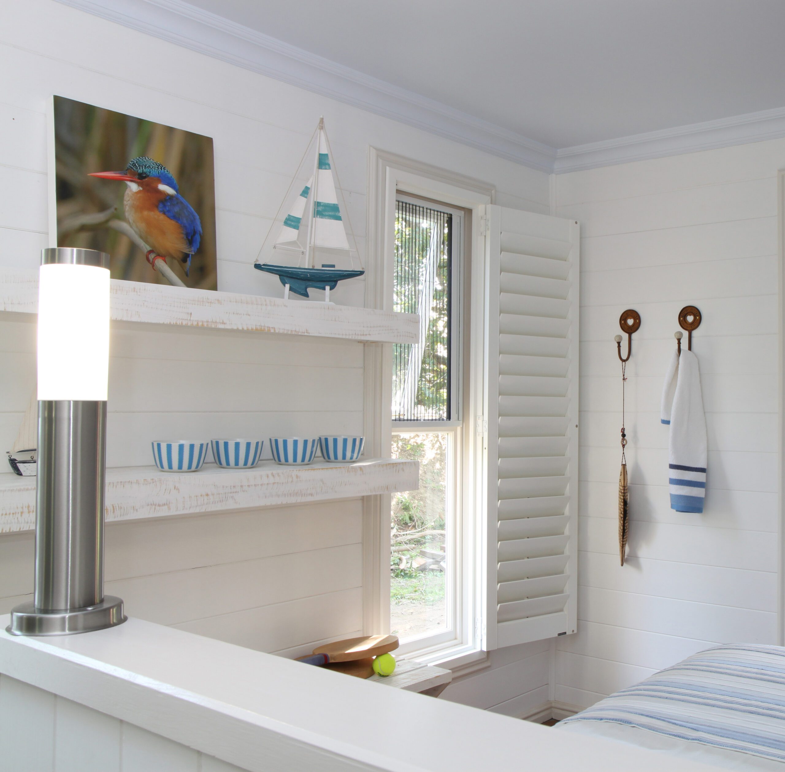 Norman Plantation Shutters in bedroom